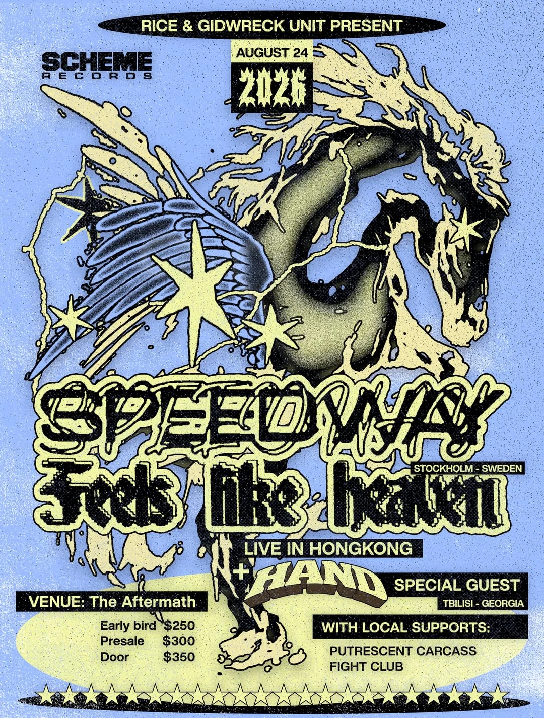 Speedway｜HAND｜Fight Club｜Putrescent Carcass