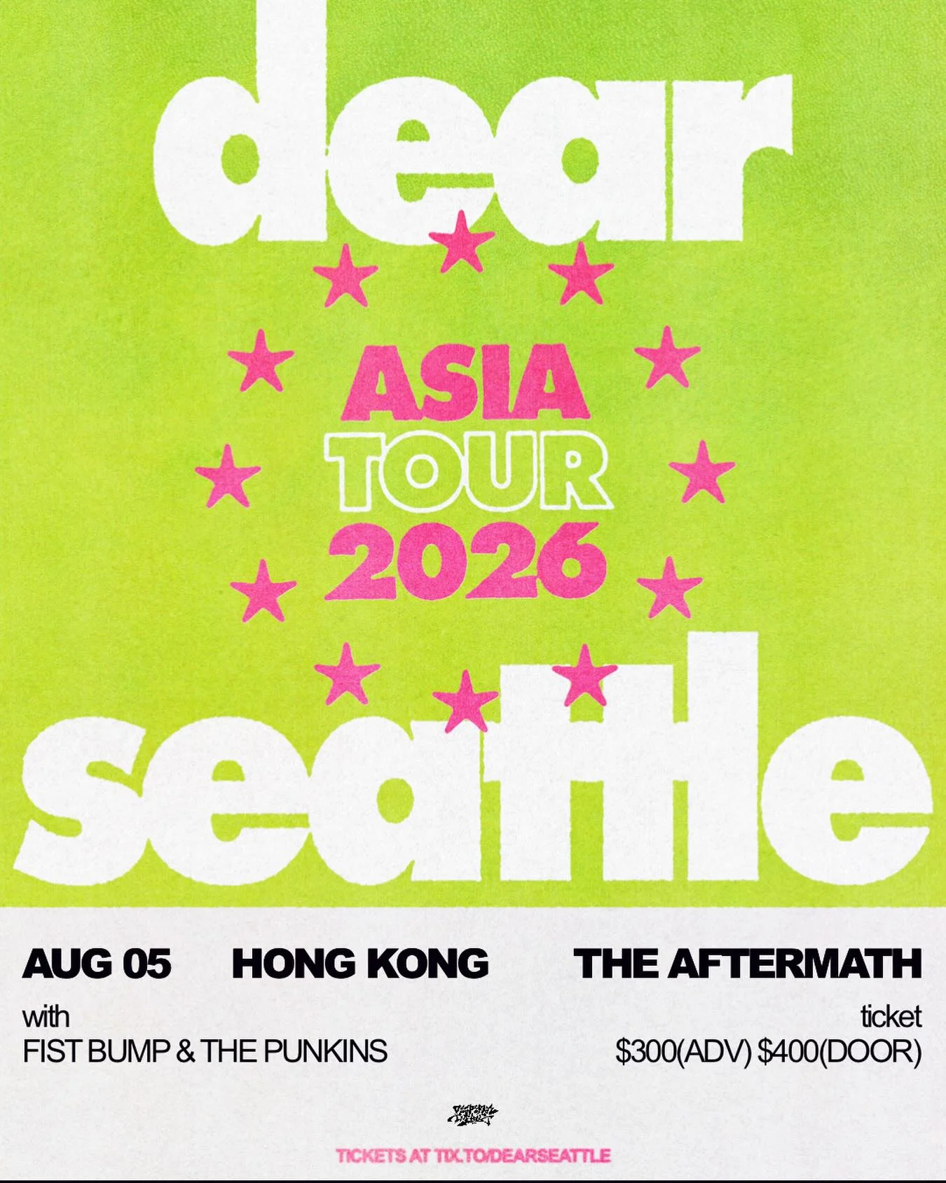 Dear Seattle Live in Hong Kong