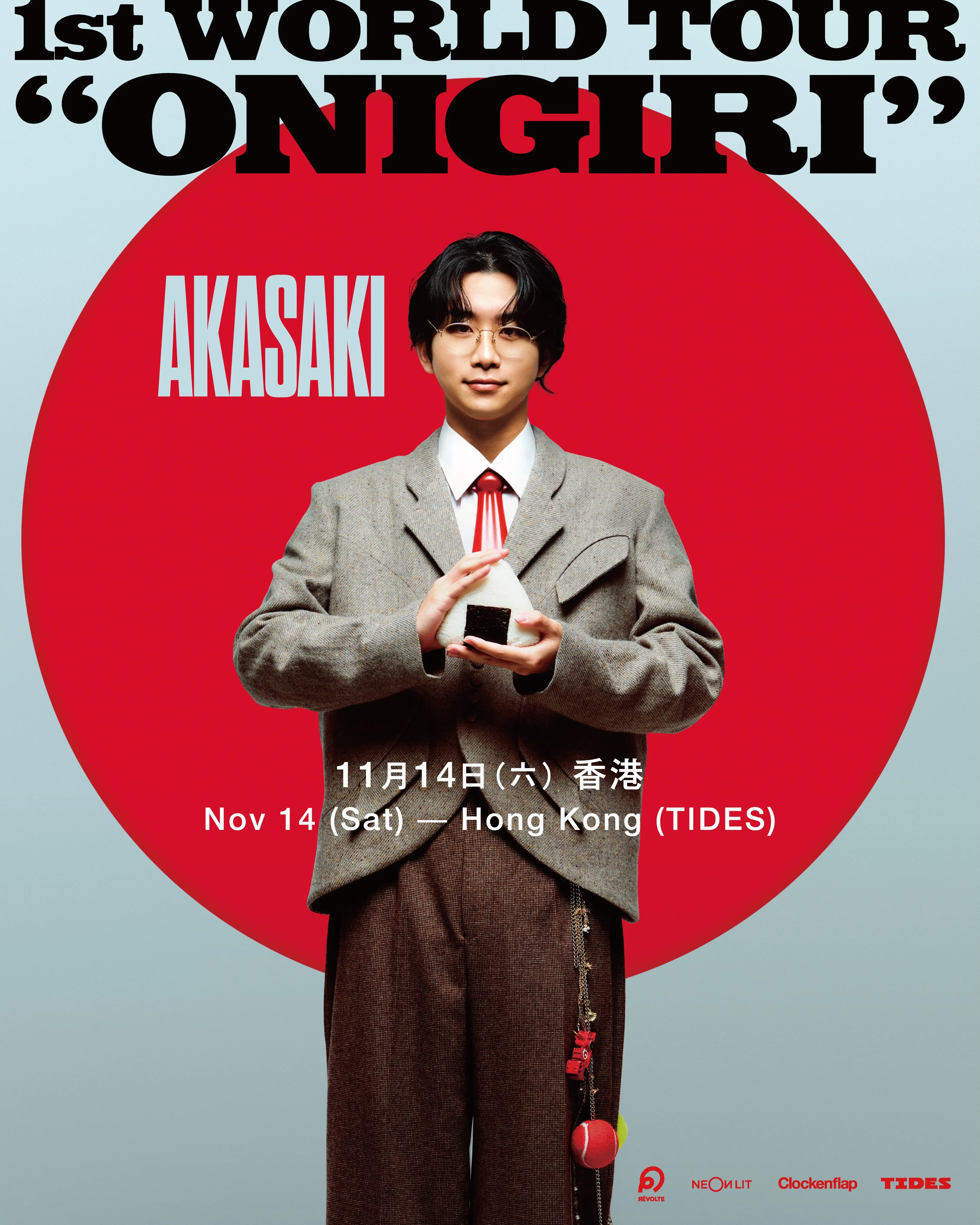 AKASAKI 1st World Tour ONIGIRI live in Hong Kong 🍙